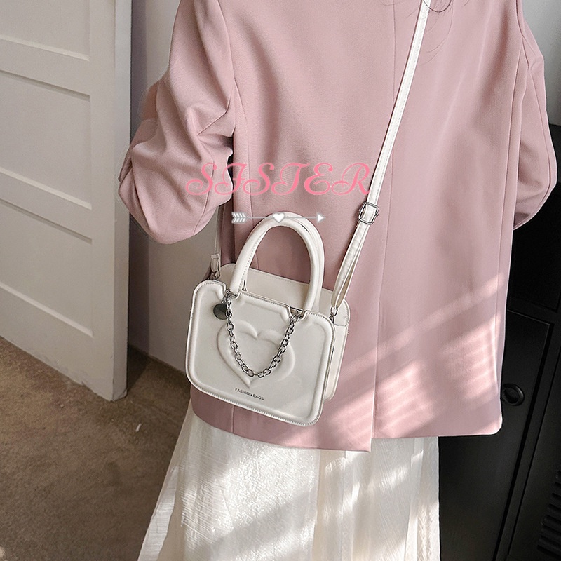 SISTER túi nữ túi đi tiệc túi xách túi totetúi nữ đeo chéo Túi Xách Đeo Chéo Nữ L21T0VH