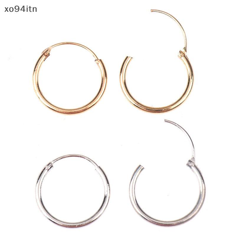 Set 3 Đôi Khuyên Tai Tròn Nhỏ Đơn Giản Thời Trang Cho Nữ Áo Kiểu Thời Trang Trẻ Trung Cá Tính