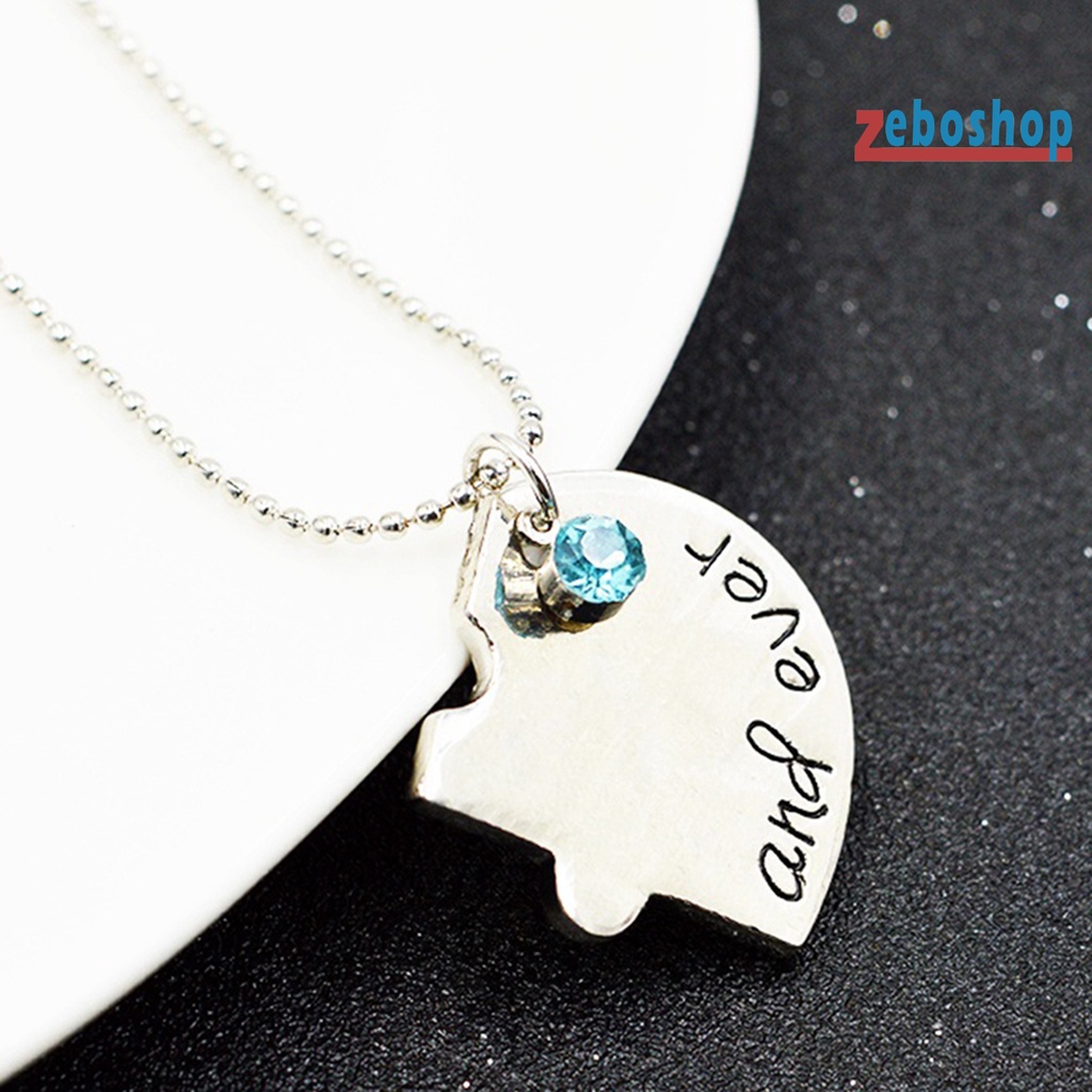 Bộ 4 Vòng cổ Mặt Trái Tim Đính Đá Thời Trang