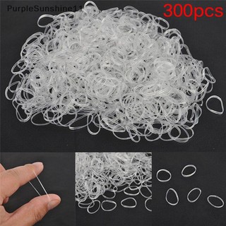 Set 300 dây thun buộc tóc co giãn nhiều màu sắc
