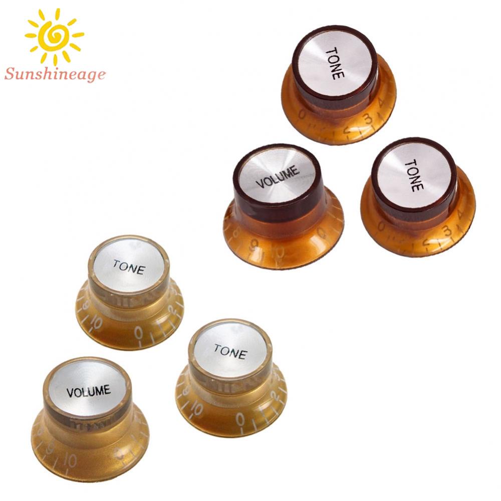 Set 3 Núm Điều Chỉnh Âm Lượng 1 / 2 Tông Cho Đàn Guitar Bass