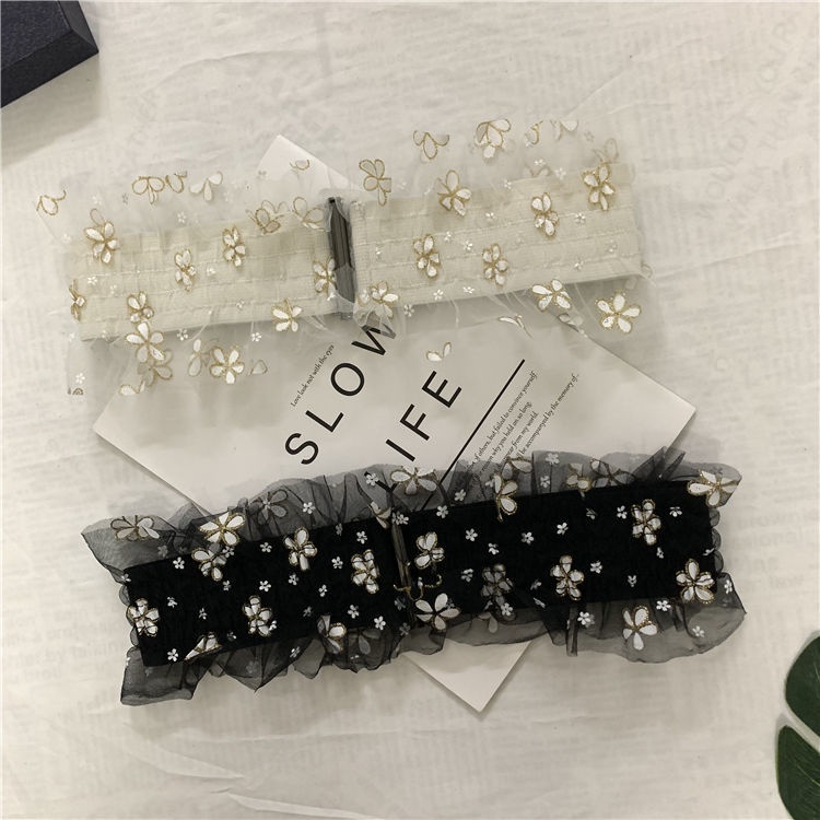 Thắt Lưng Phối Ren Co Giãn Thời Trang Dành Cho Nữ