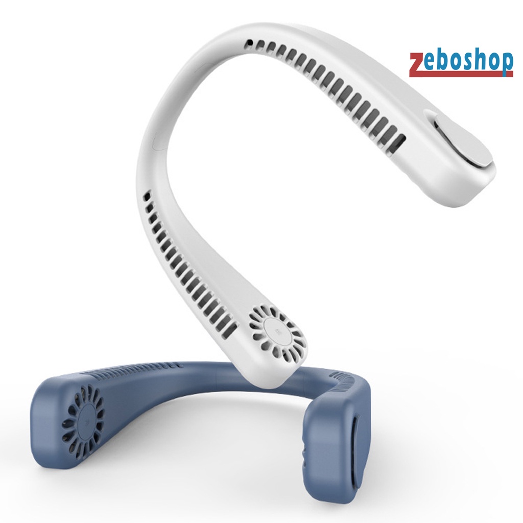 Quạt Đeo Cổ Bằng Silicone Trọng Lượng Nhẹ Tiếng Ồn Thấp Sạc USB