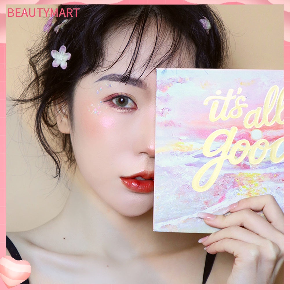 Bảng Phấn Mắt beautymart 30 Màu Tông Lì Và Kim Tuyến Lấp Lánh Chống Nhòe