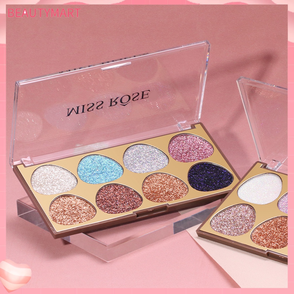 Bảng Phấn Mắt beautymart 8 Màu Sắc Tố Cao Trọng Lượng Nhẹ 19.2g