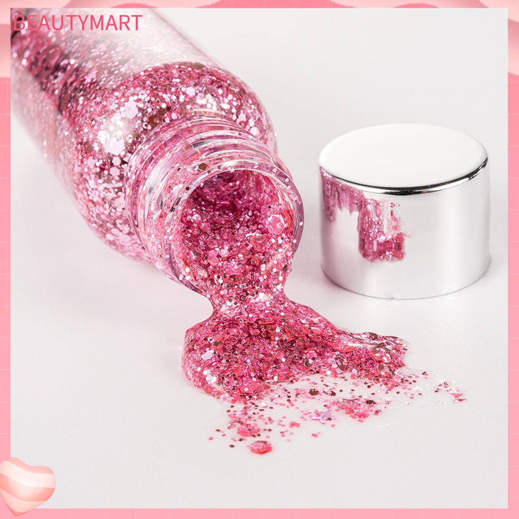 1 Lọ Gel Kim Tuyến HANDAIYAN Lấp Lánh 9 Màu Tùy Chọn Trang Điểm Mặt Và Cơ Thể Tại Nhà