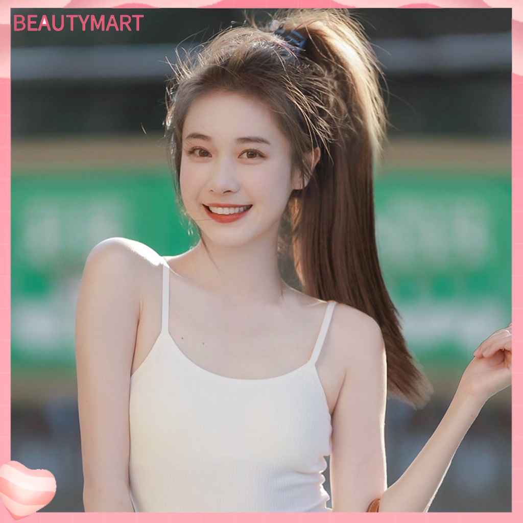 [beautymart] Tóc Giả Kẹp Tóc Đuôi Ngựa Thẳng Dài Vô Hình Tự Nhiên Không Lem Có Thể Dùng Tạo Kiểu Tóc Đuôi Ngựa Cho Nữ