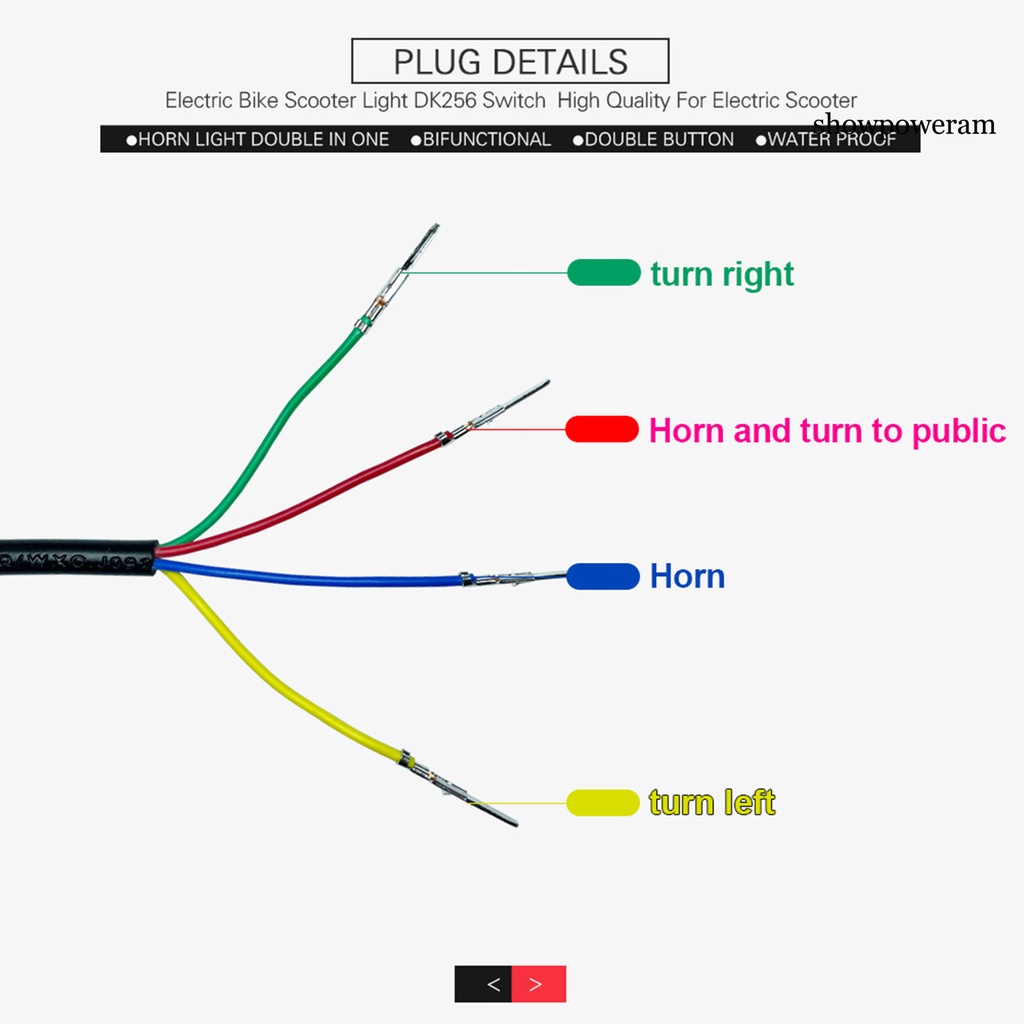 Công Tắc Còi Xe Đạp 2 Trong 1 Trọng Lượng Nhẹ Chống Ăn Mòn Chống Thấm Nước