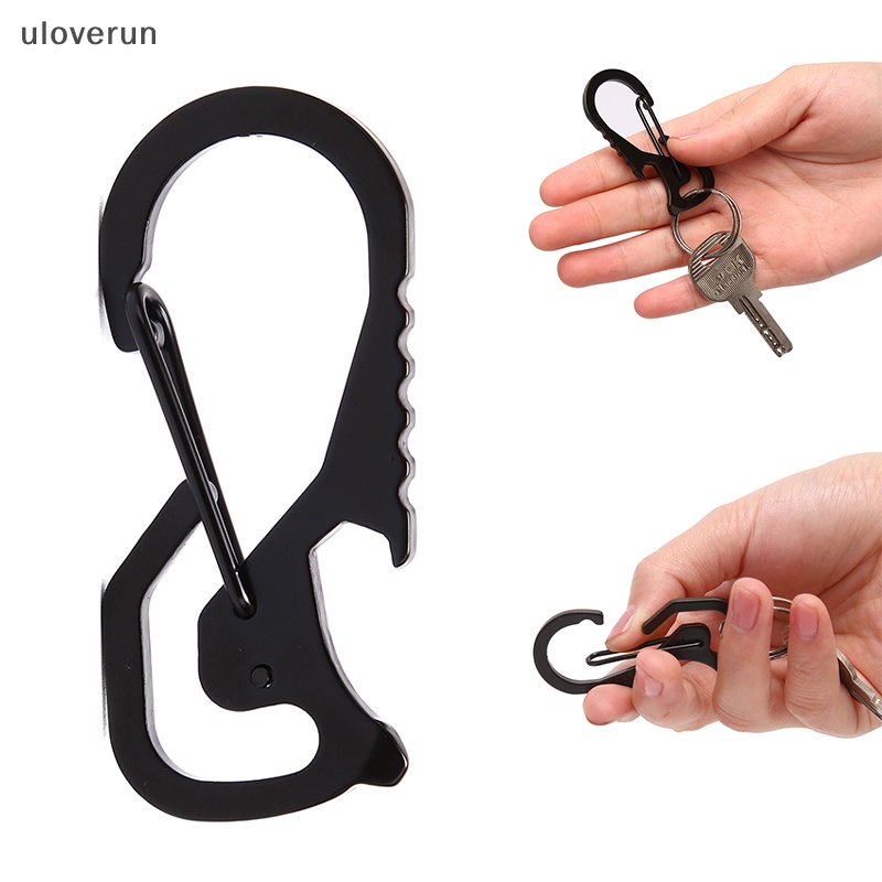 1 Móc Khóa Carabiner Bằng Thép Không Gỉ Tiện Dụng