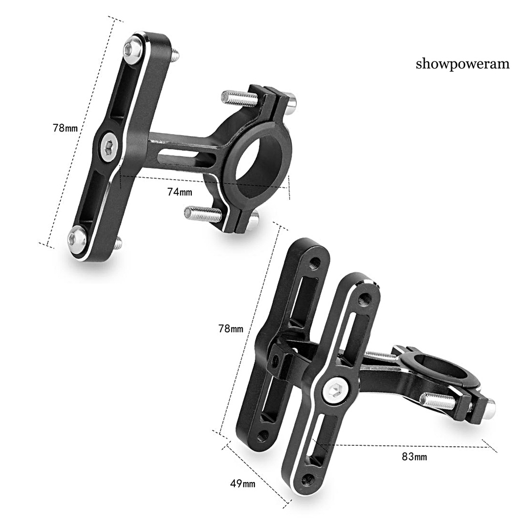 Bộ Chuyển Đổi Bình Nước Gắn Tay Lái Xe Đạp Bằng Kim Loại Siêu Nhẹ