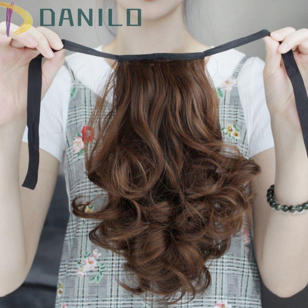 Tóc Giả Đuôi Ngựa Xoăn Dài Cách Nhiệt Có Kẹp Dành Cho Nữ