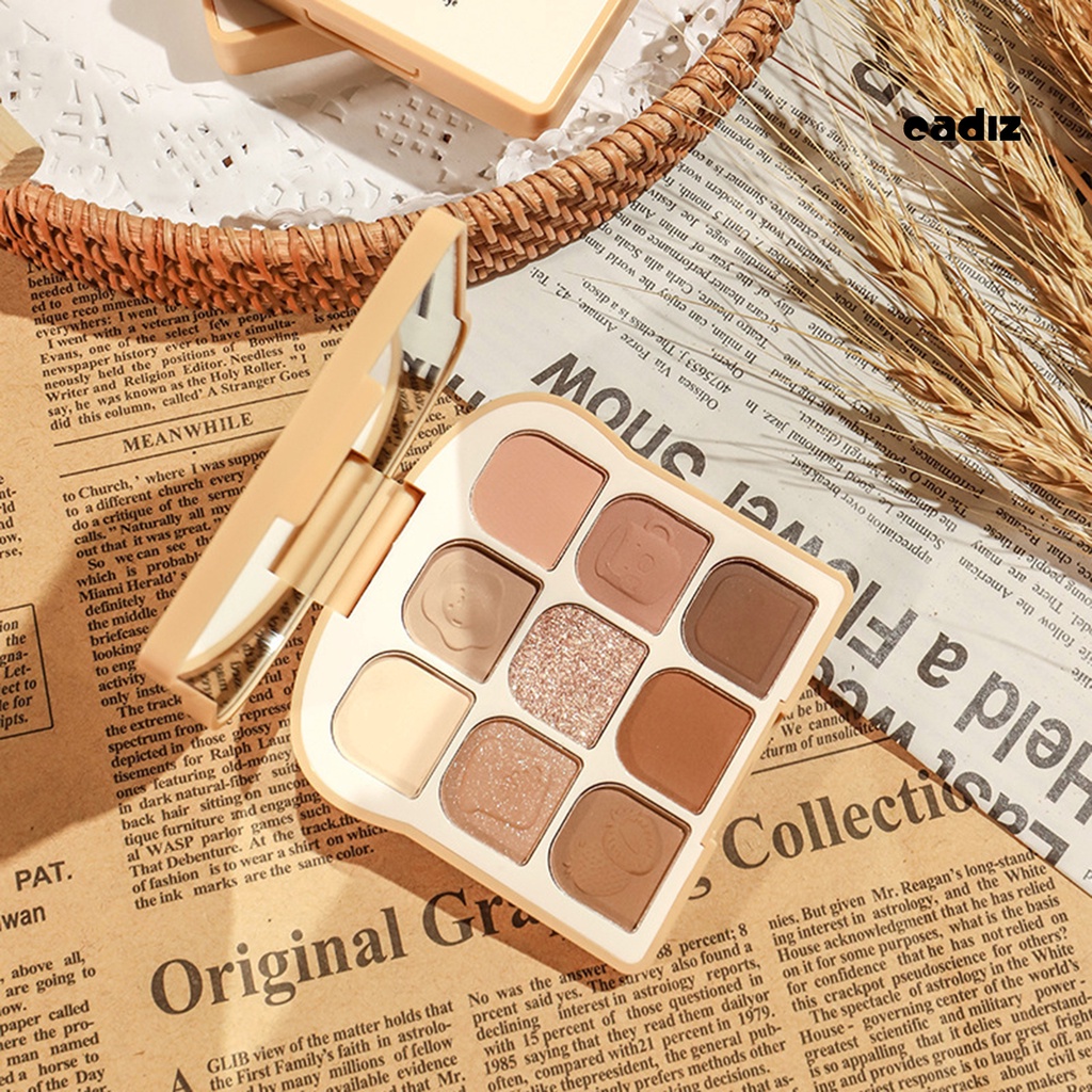 Bảng Phấn Mắt Trang Điểm Lấp Lánh Lâu Trôi Không Gây Kích Ứng Làm Sáng Da Dành Cho Nữ