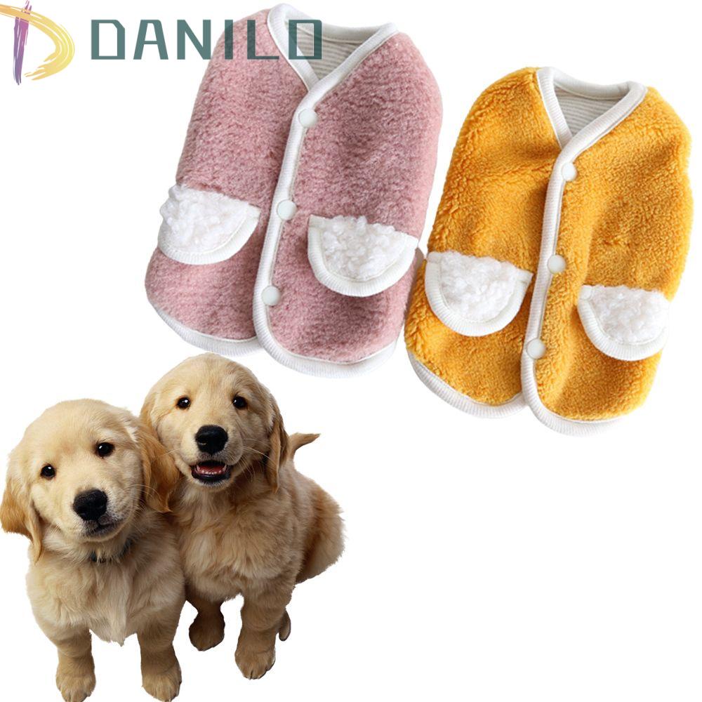 1 Áo Khoác Giữ Ấm Mùa Đông Mềm Mại In Họa Tiết Cừu Dễ Thương Cho Thú Cưng Cỡ Nhỏ / Vừa / Cún Cưng