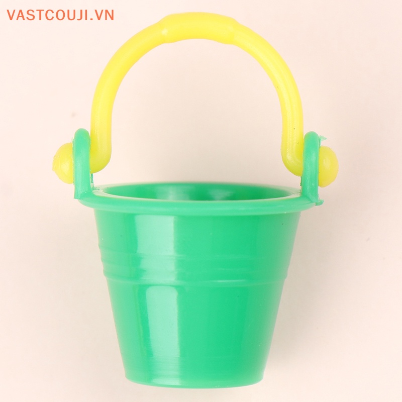 Set 2 Xô Nước Mini Tỉ Lệ 1 / 12 Dùng Để Trang Trí Nhà Búp Bê