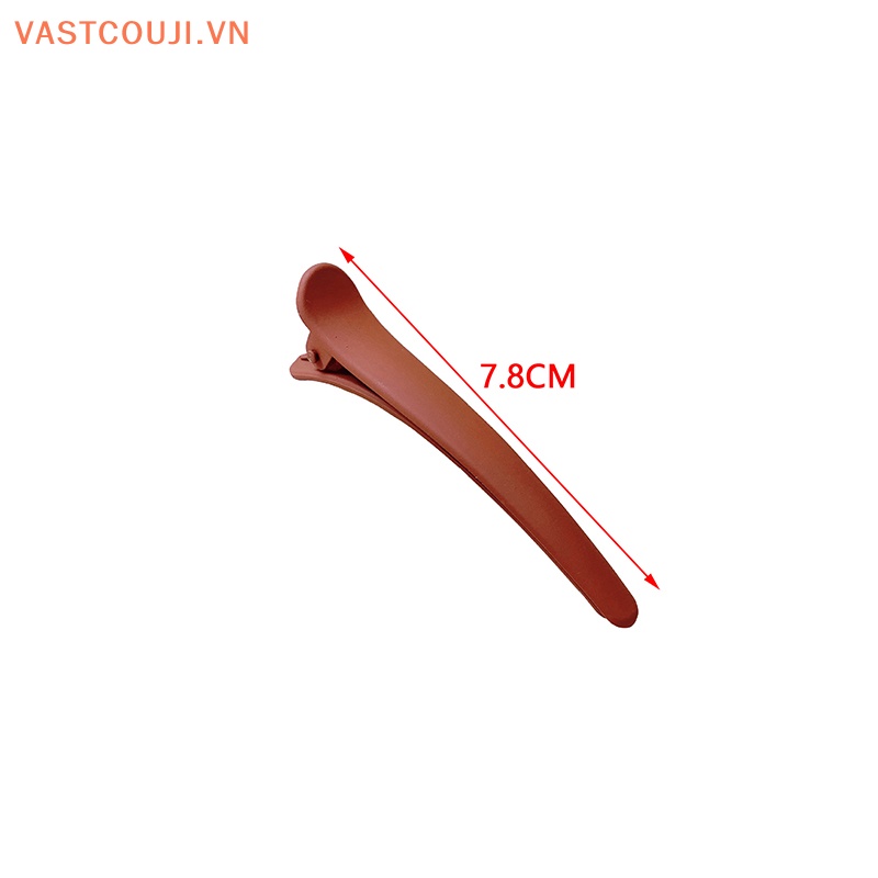 Set 10 Kẹp Tóc Mỏ Vịt Bằng Nhựa Màu Kẹo Chuyên Nghiệp DIY