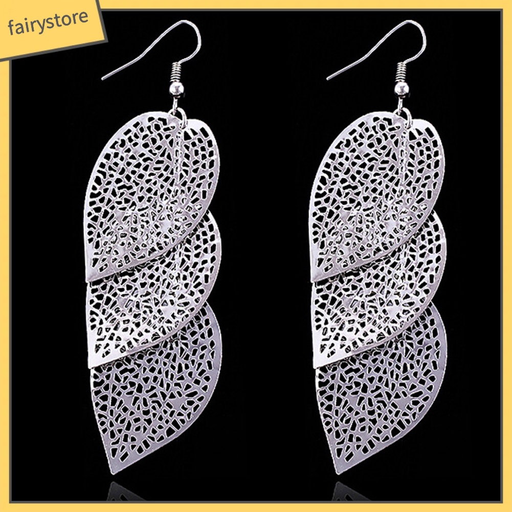 Đôi Bông Tai Hình Chiếc Lá Thời Trang Dành Cho Nữ