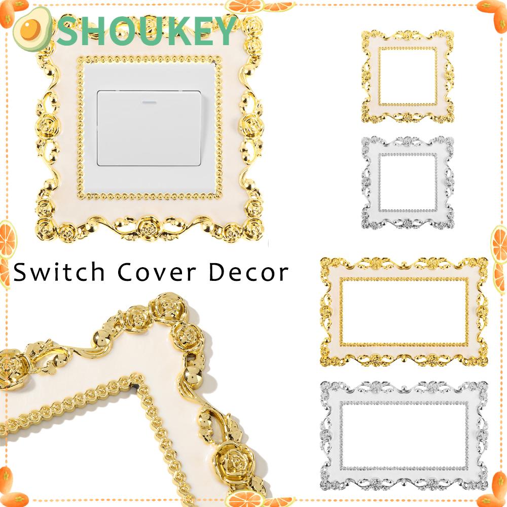 Vỏ Bọc Công Tắc Đèn Gắn Tường Bằng Nhựa Resin Thiết Kế Tinh Tế