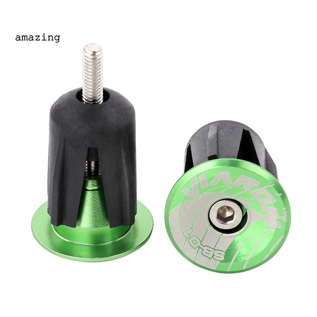 Bộ 2 Nút Gắn Tay Lái Xe Đạp Leo Núi Bằng Hợp Kim Nhôm Gọn Nhẹ Chống Mòn Thân Thiện Với Môi Trường