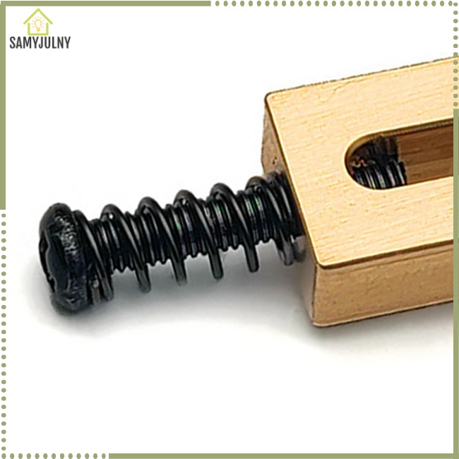 FENDER Set 6 Yên Ngựa Đàn Bằng Đồng Thau 10.5mm Cho Đàn Guitar