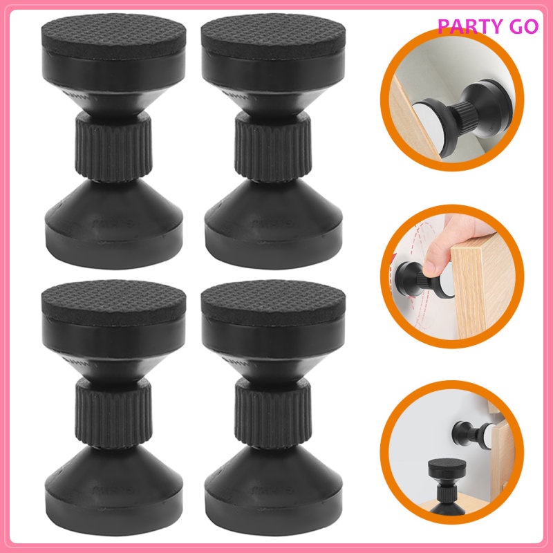 Bộ 4 Giá Đỡ Sách Cố Định Chống Rung Lắc Gắn Tường Tiện Dụng