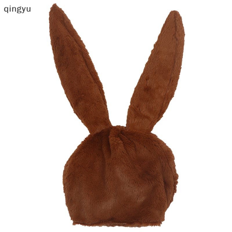 Mũ Tai Thỏ Bằng Vải Bông Giữ Ấm Tai Dễ Thương Dành Cho Bé Gái