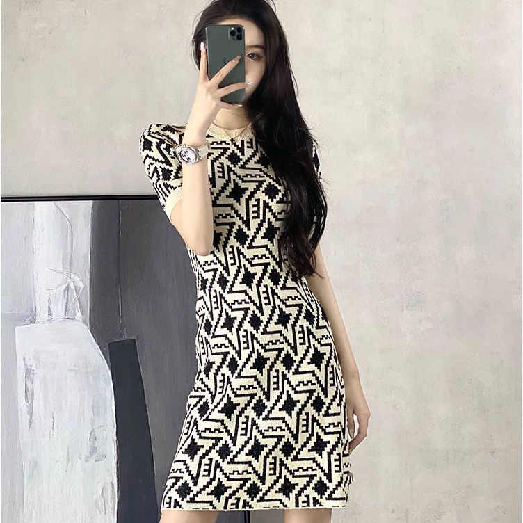 Đầm Dệt Kim Cao Cấp Thời Trang Mùa Hè 2023 Phong Cách Pháp Hàng Mới Dành Cho Bạn Nữ