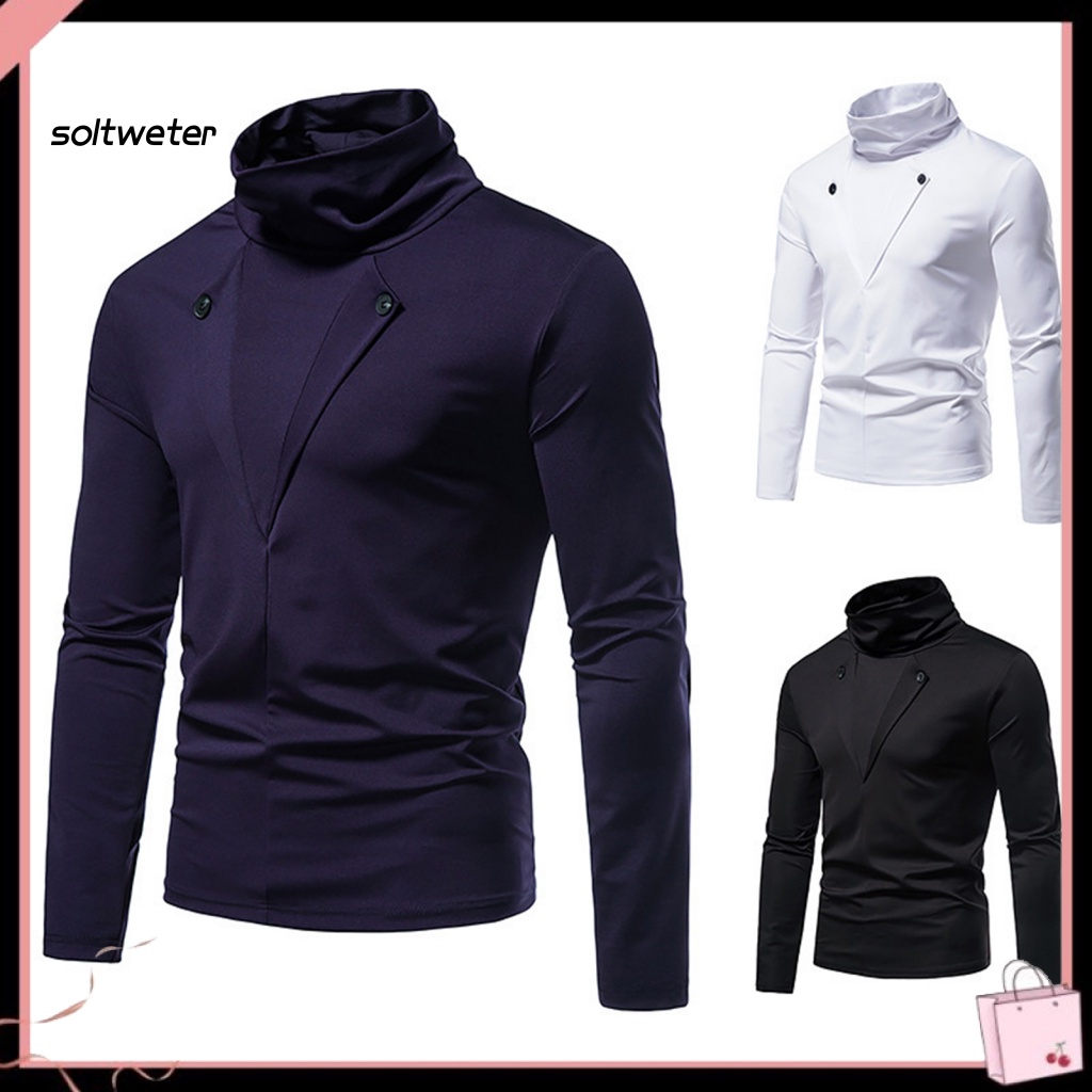 Áo Sơ Mi Nam Cổ Cao Màu Sắc Thanh Lịch