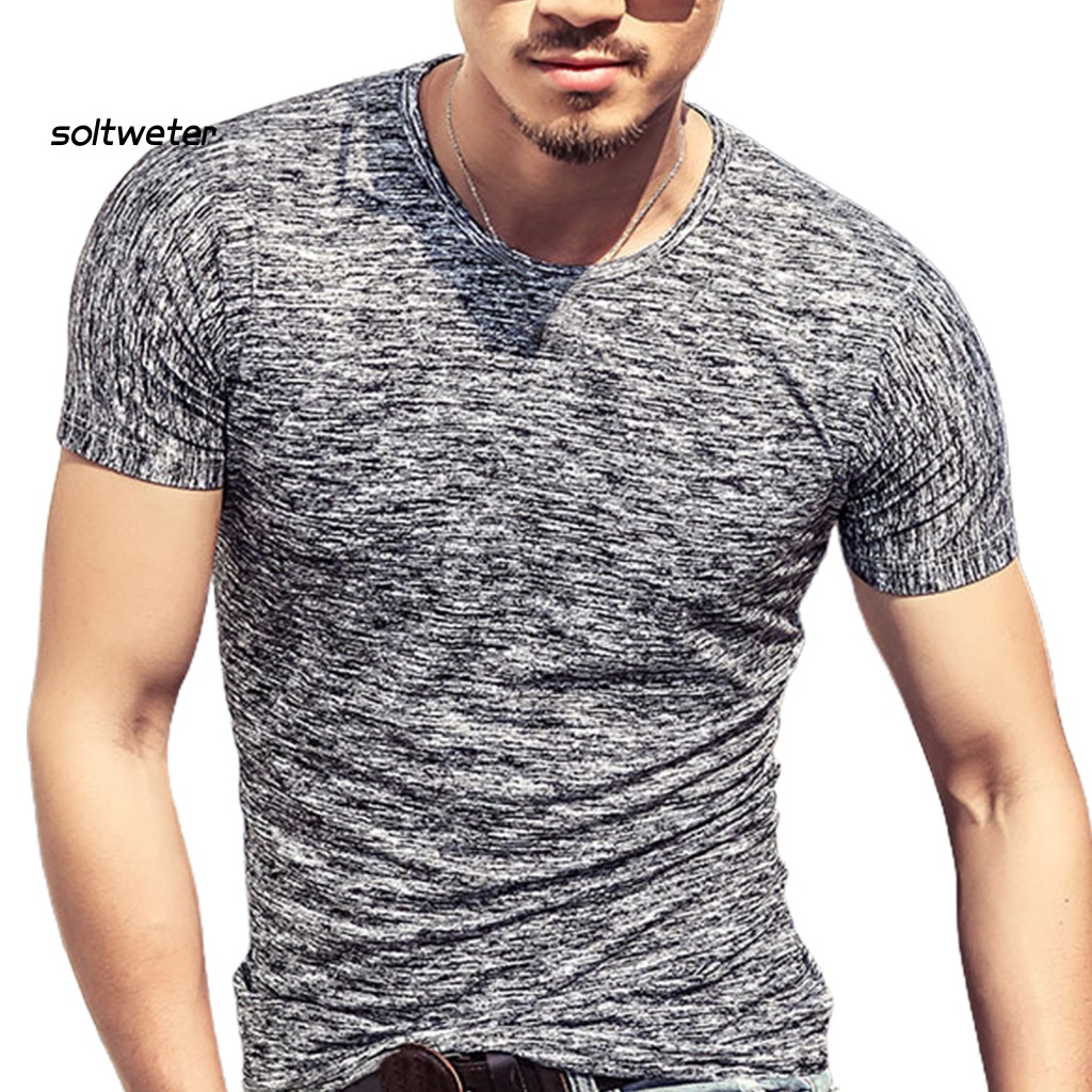 Áo Thun Cotton Họa Tiết Rằn Ri Màu Sắc Thời Trang Cho Nam