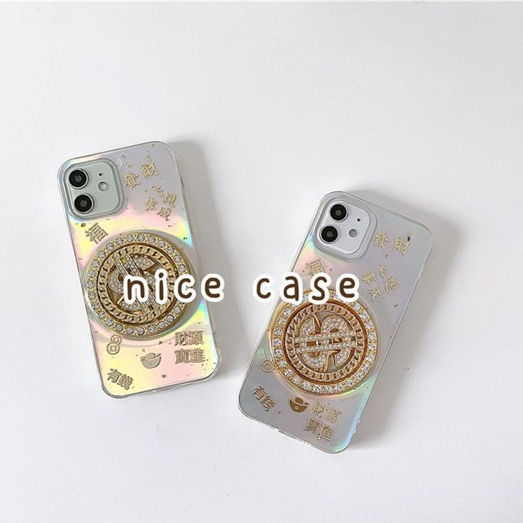Ốp Điện Thoại Tpu Hình Đồng USD Có Thể Xoay DIY Cho iPhone 14 11 12pro Iphone13 Xsmax 7 8Ptpu