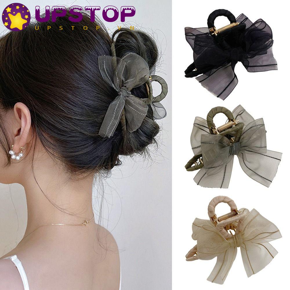 Kẹp Tóc Càng Cua Đính Nơ Ren Ngọt Ngào Nữ Tính