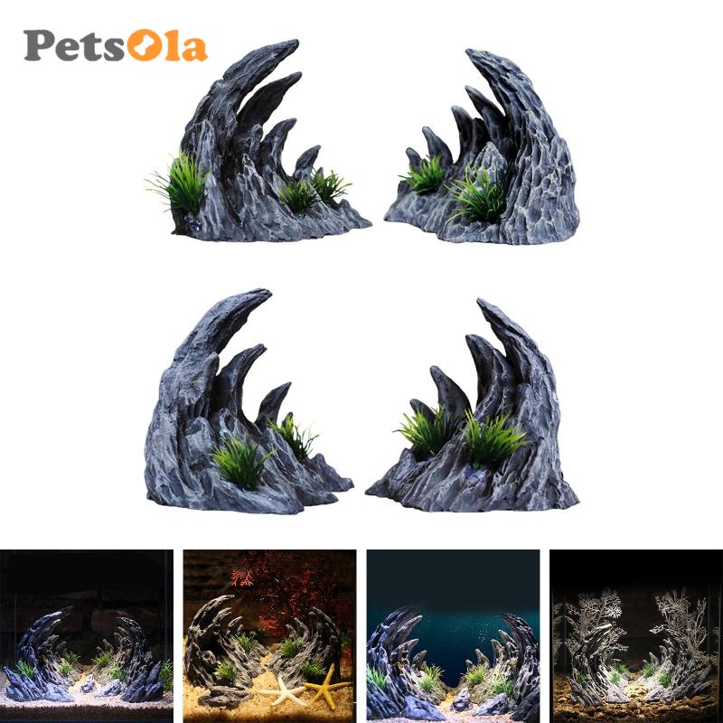 [Koolsoo21] Hòn Đá Mô Phỏng Hang Động Trang Trí Bể Cá