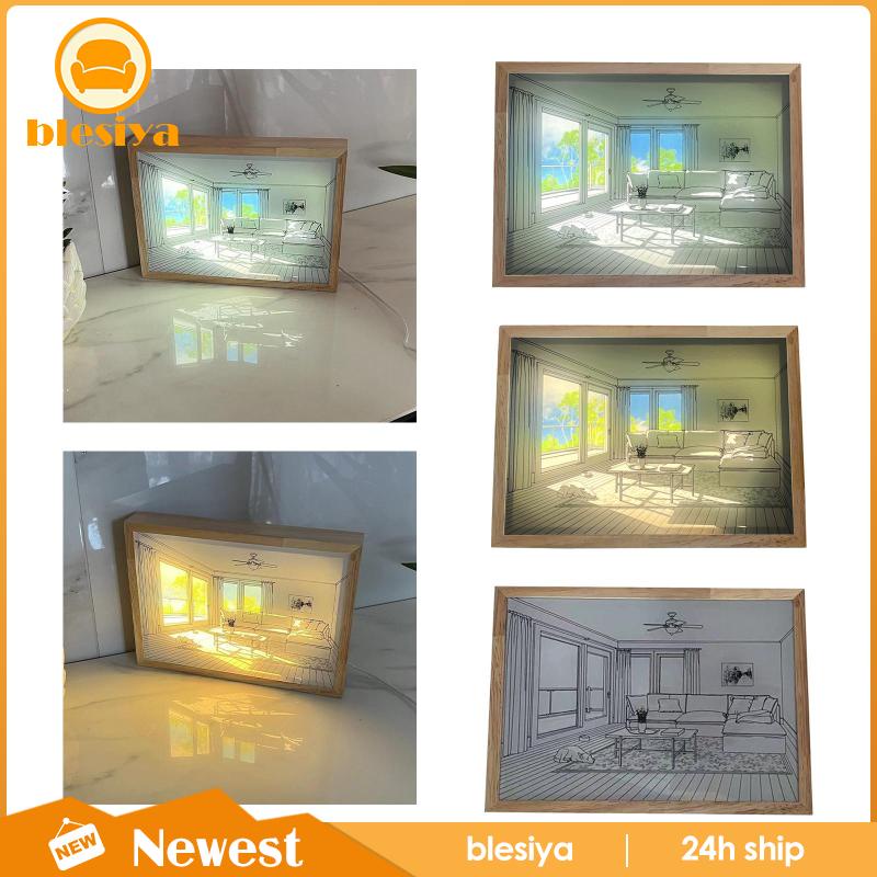 [Blesiya] Đèn LED Sơn Màu Trang Trí Phòng Ngủ Phòng Ăn Nhà Bếp Phòng Ăn