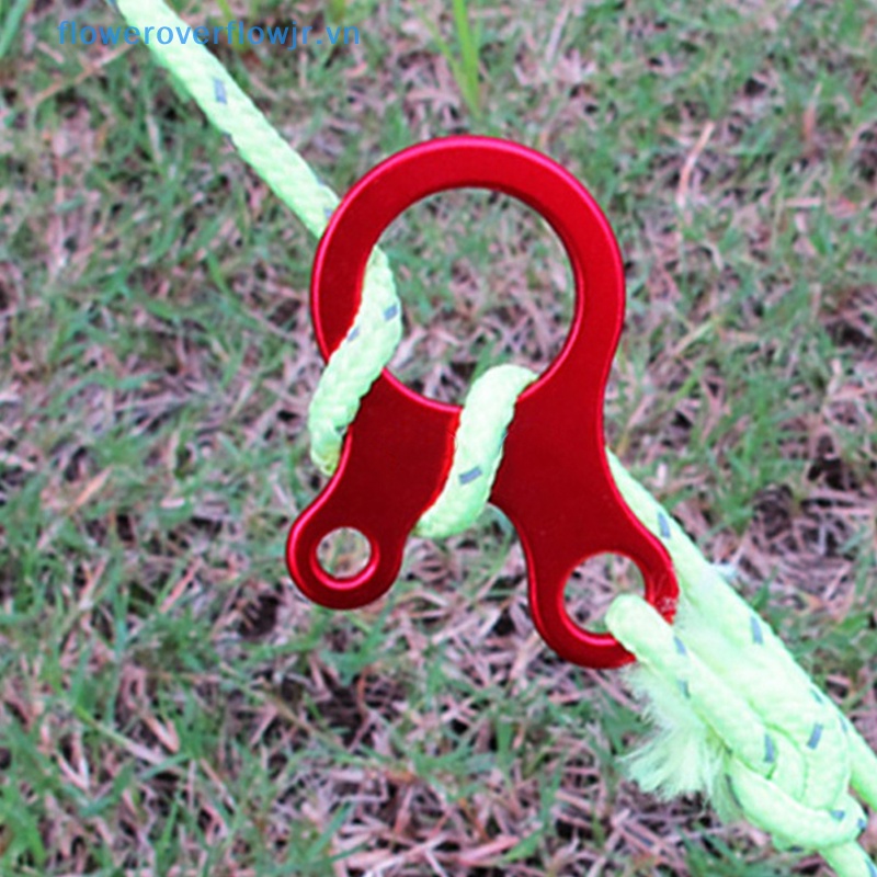 Bộ 10 Móc Khóa Dây Lều Cắm Trại Tiện Dụng