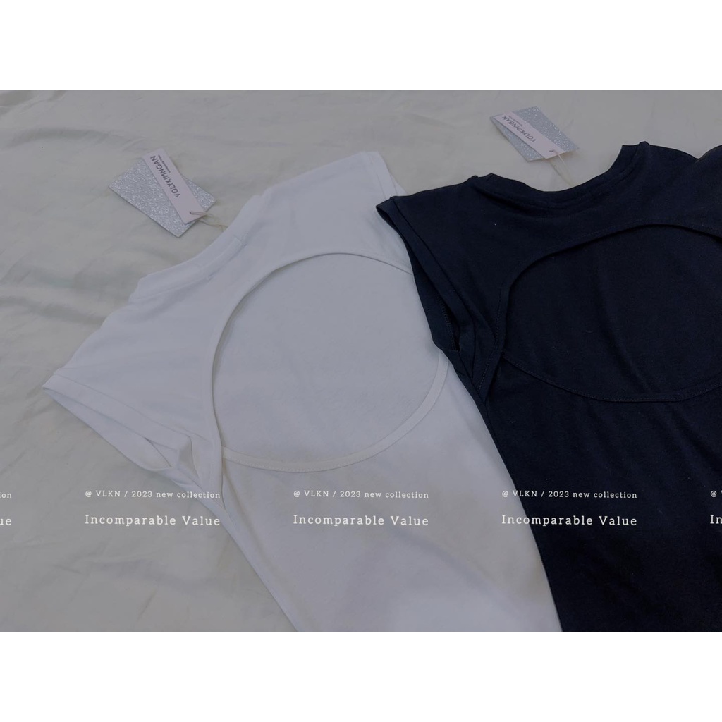 Áo tay liền khoét lưng