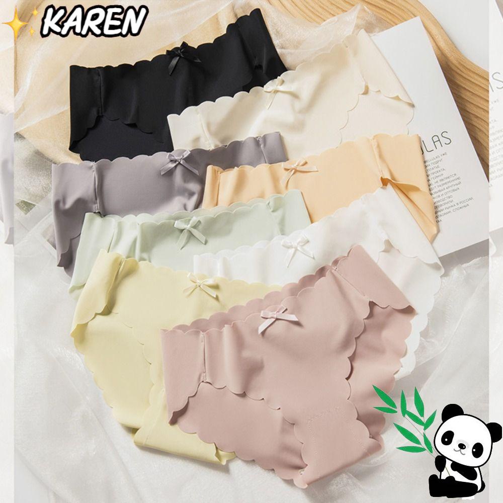 Quần Lót Lụa Lưng Vừa Thoáng Khí Thời Trang Quyến Rũ Cho Nữ