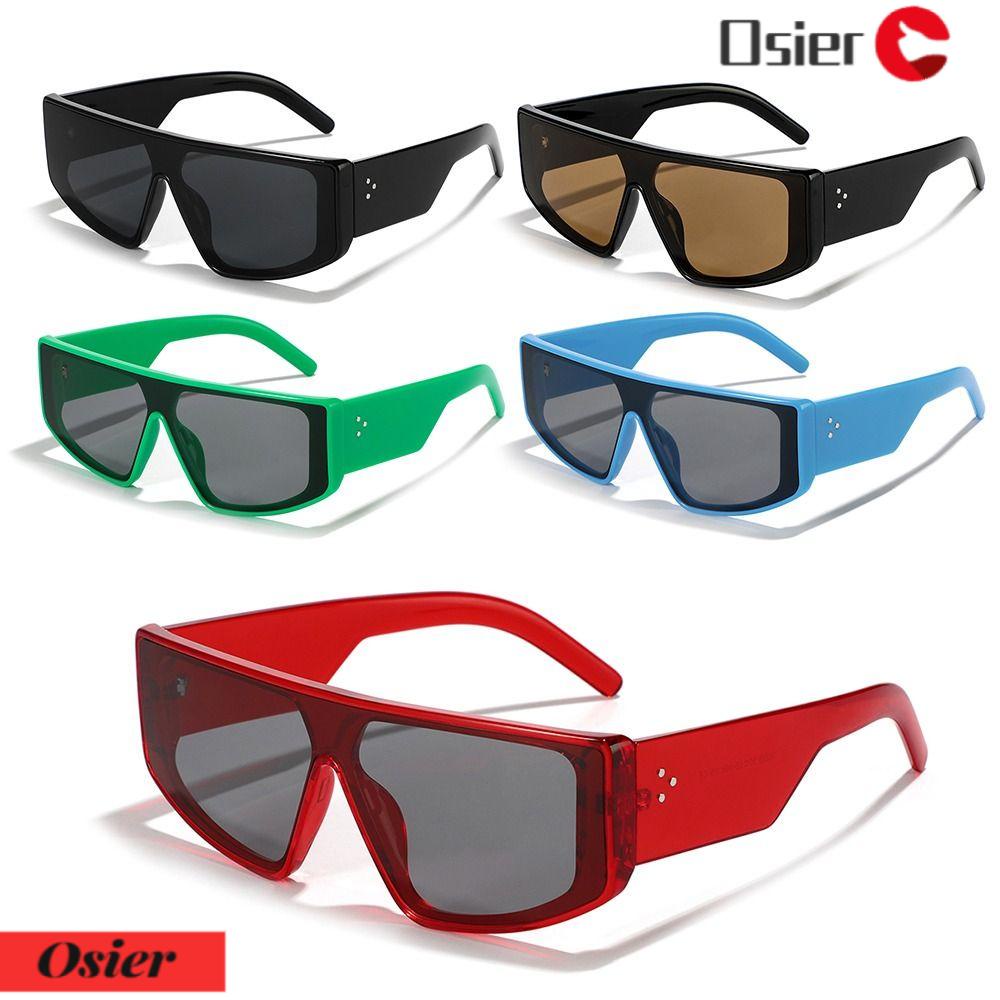 1 Kính Mát Một Mảnh Đính Đinh Tán Oversized Y2K