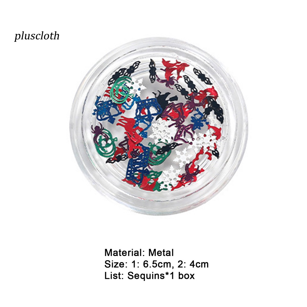 1 Hộp Sticker Dán Móng Tay Nghệ Thuật Chủ Đề Halloween