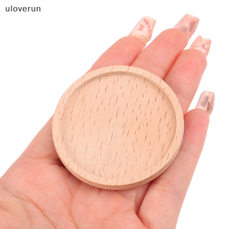 1 Khay Tròn Đựng Đồ Trang Trí Nhà Búp Bê Tỉ Lệ 1: 12