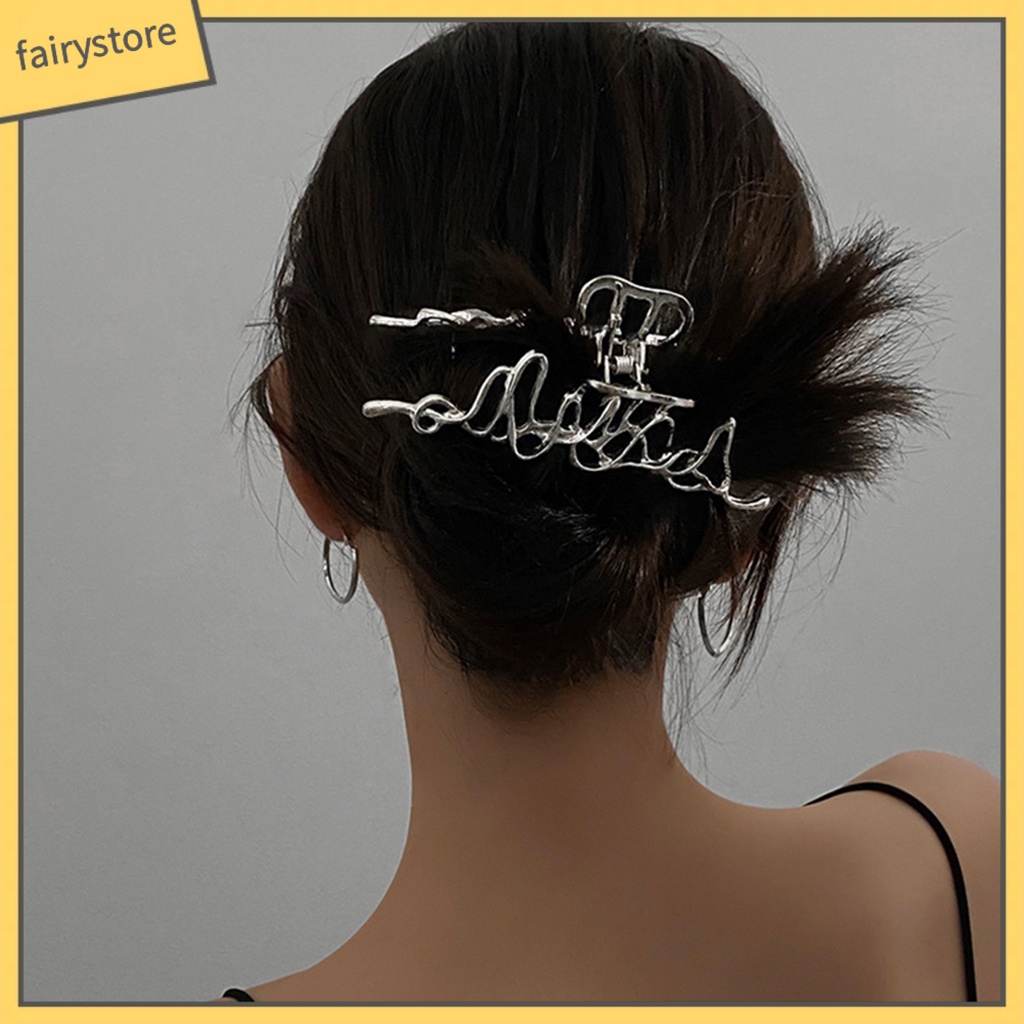 Kẹp Tóc Hình Đĩa Mạ Điện Sáng Tạo Cho Nữ