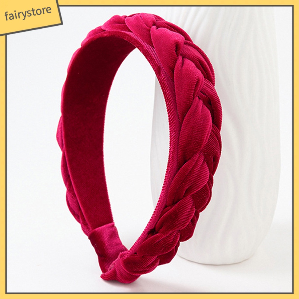 Băng Đô Cài Tóc Kết Cấu Mềm Bản Rộng Dùng Hàng Ngày