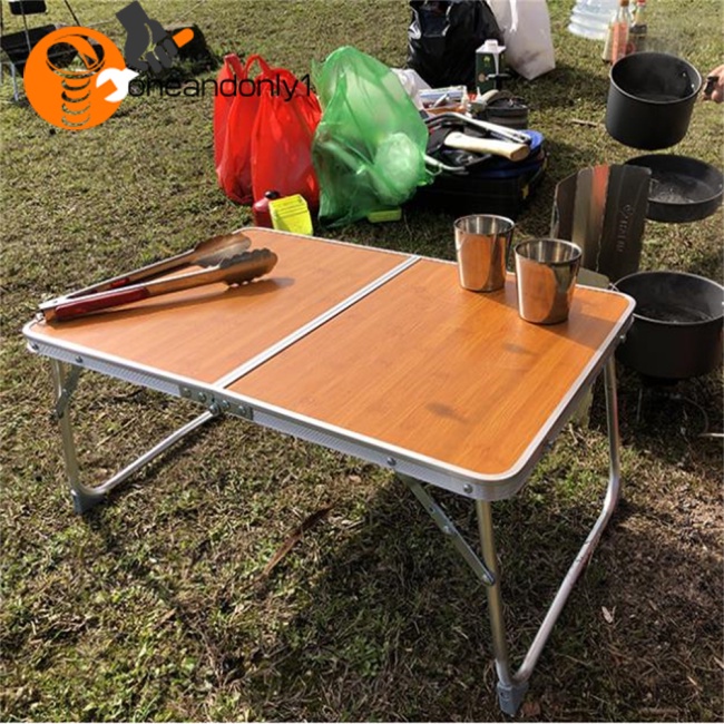 Bàn Gấp Gọn Siêu Nhẹ Chống Bụi Bẩn Thiết Kế Đơn Giản Tiện Dụng Mang Theo Dã Ngoại