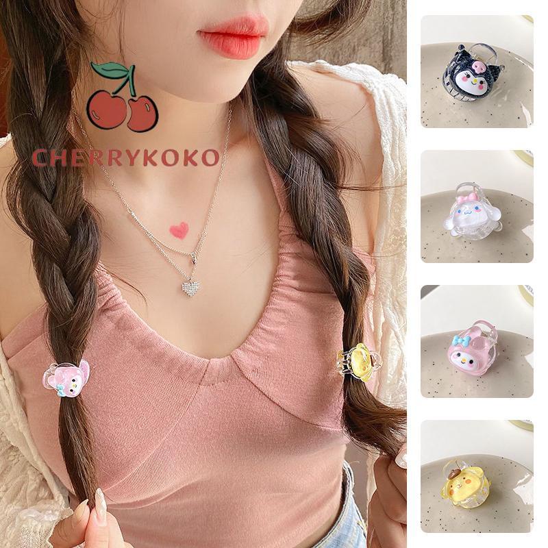 🍒🍒CHERRYKOKO Kẹp Tóc Mini Bằng Acrylic HìNh Chú CúN Dễ Thương ThờI Trang Cho Nữ