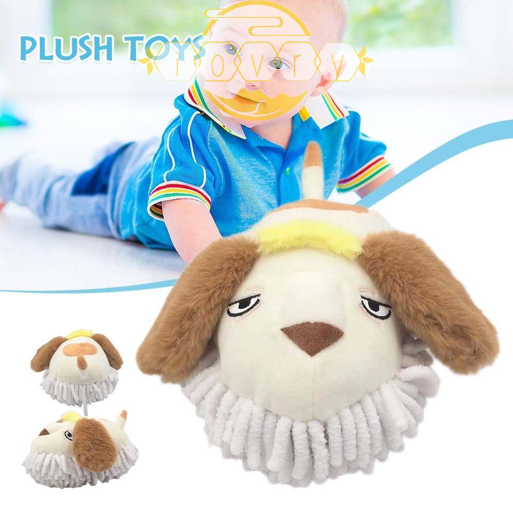 Thú Nhồi Bông Hình Chú Chó Mềm Mại Trang Trí Nhà Cửa