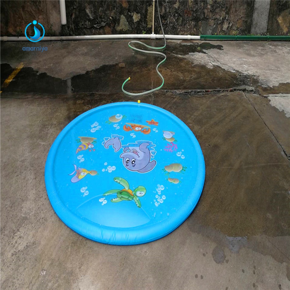 Thảm Bơm Hơi Phun Nước Dành Cho Trẻ Em Chơi Khi Đi Biển Mùa Hè