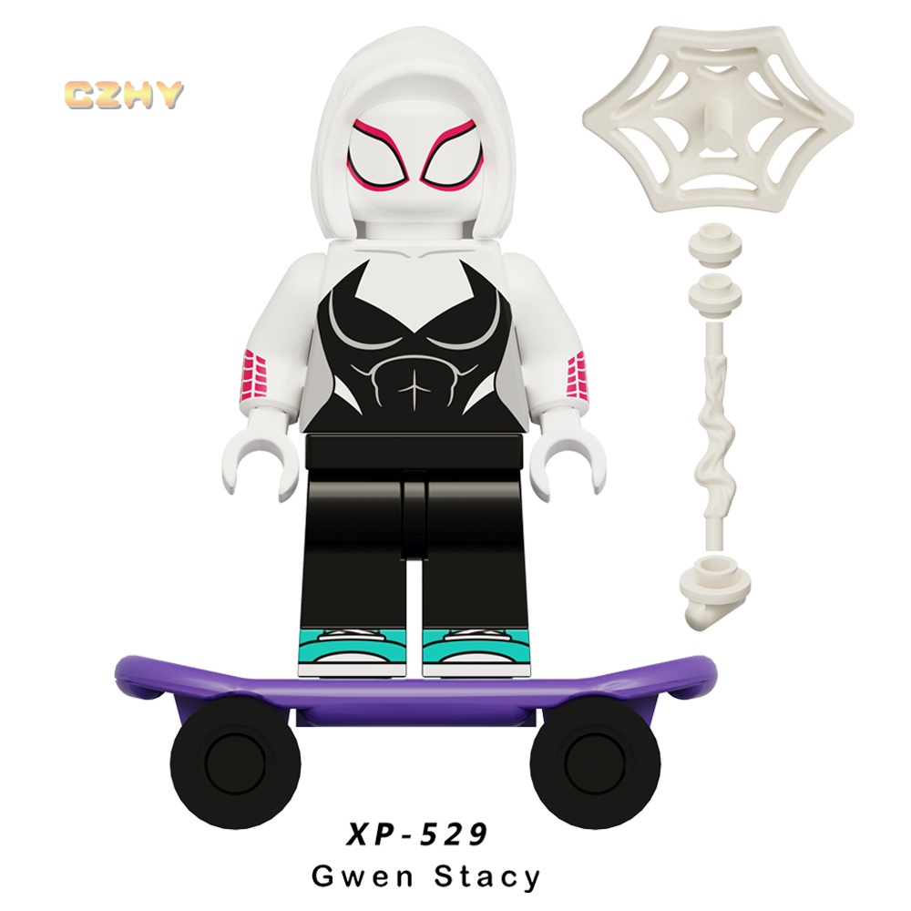 Mô Hình Nhân Vật Siêu Anh Hùng Scarlet Spider Miles Morales Gwen Across the Spider-Verse KT1069