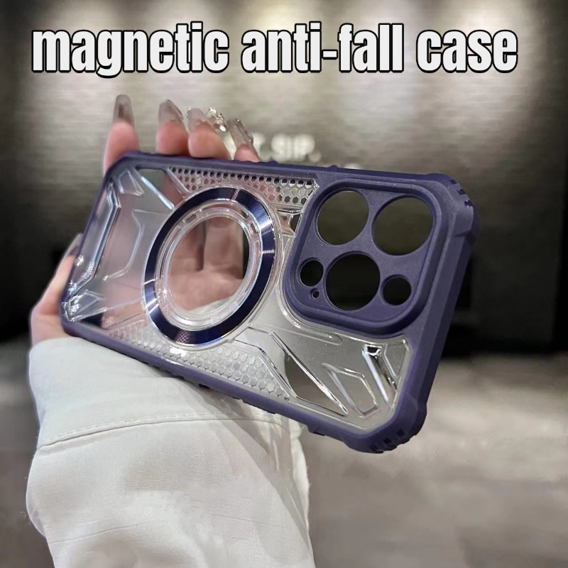 Ốp Điện Thoại iPhone 11 12 13 14 Pro max case ốp lưng điện thoại iphone 14 13 12 11 promax bảo vệ camera silicon Có Túi Khí Dày Hít Nam Châm Sang Trọng Chống Sốc Cho iP 11 12 13 14 Pro max plus