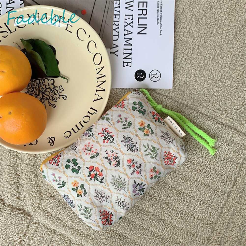 Túi Đựng Mỹ Phẩm Trang Điểm Sức Chứa Lớn Có Dây Buộc Dành Cho Nữ