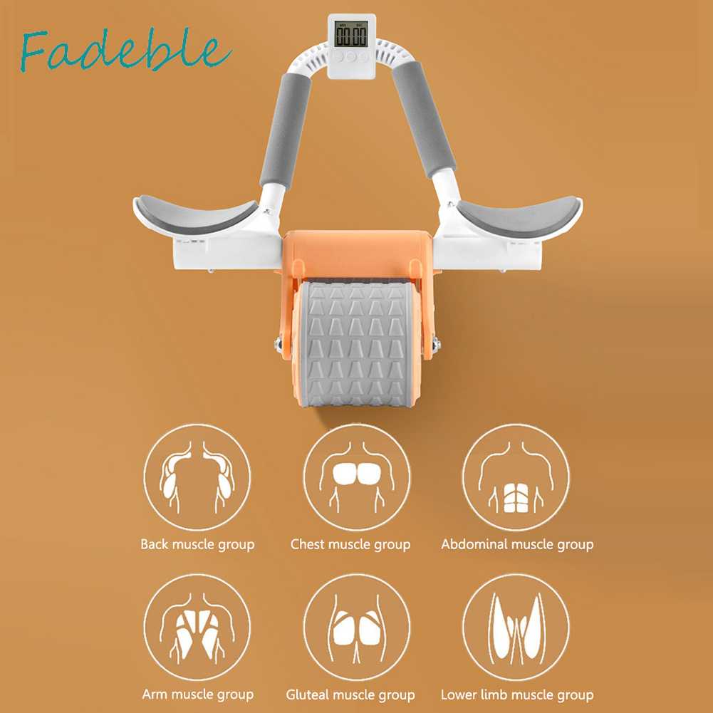 Con Lăn Tập Bụng Có Đệm Đầu Gối An Toàn Không Ồn Màu Sắc Ngẫu Nhiên