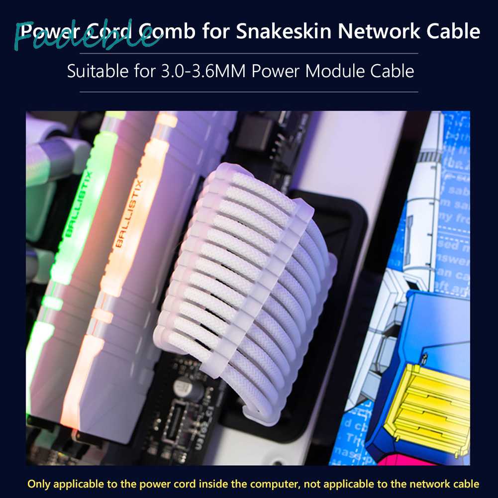 Set 24 Lược Chải Dây Cáp 6 / 8 / 24 Pin Cho Máy Tính 3.0-3.6mm