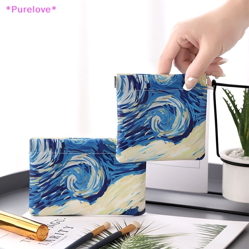 Túi Đựng Dây Cáp USB / Tai Nghe In Họa Tiết Bầu Trời Sao Xinh Xắn Mới